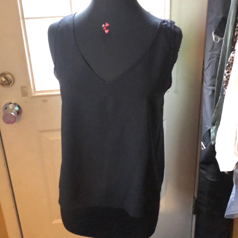 One Clothing size large Sleeveless top black.